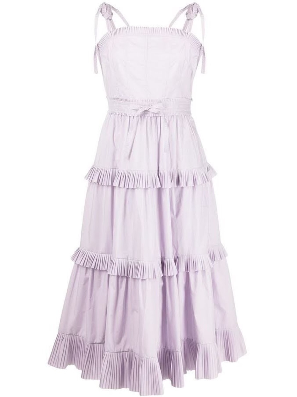 Ulla Johnson Lune Tiered Ruffle Midi Dress